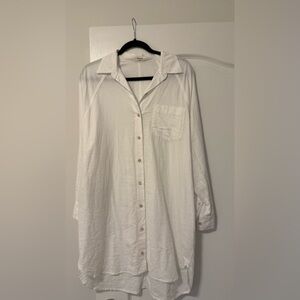 BNWT Aritzia Wilfred Linen Shirt Dress